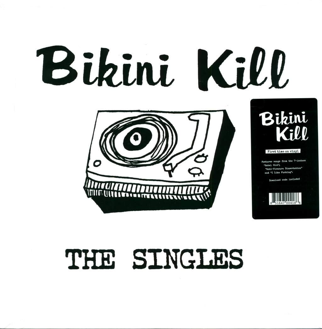 BIKINI KILL - The Singles (reissue) - Vinyl (LP + insert + MP3 download code)