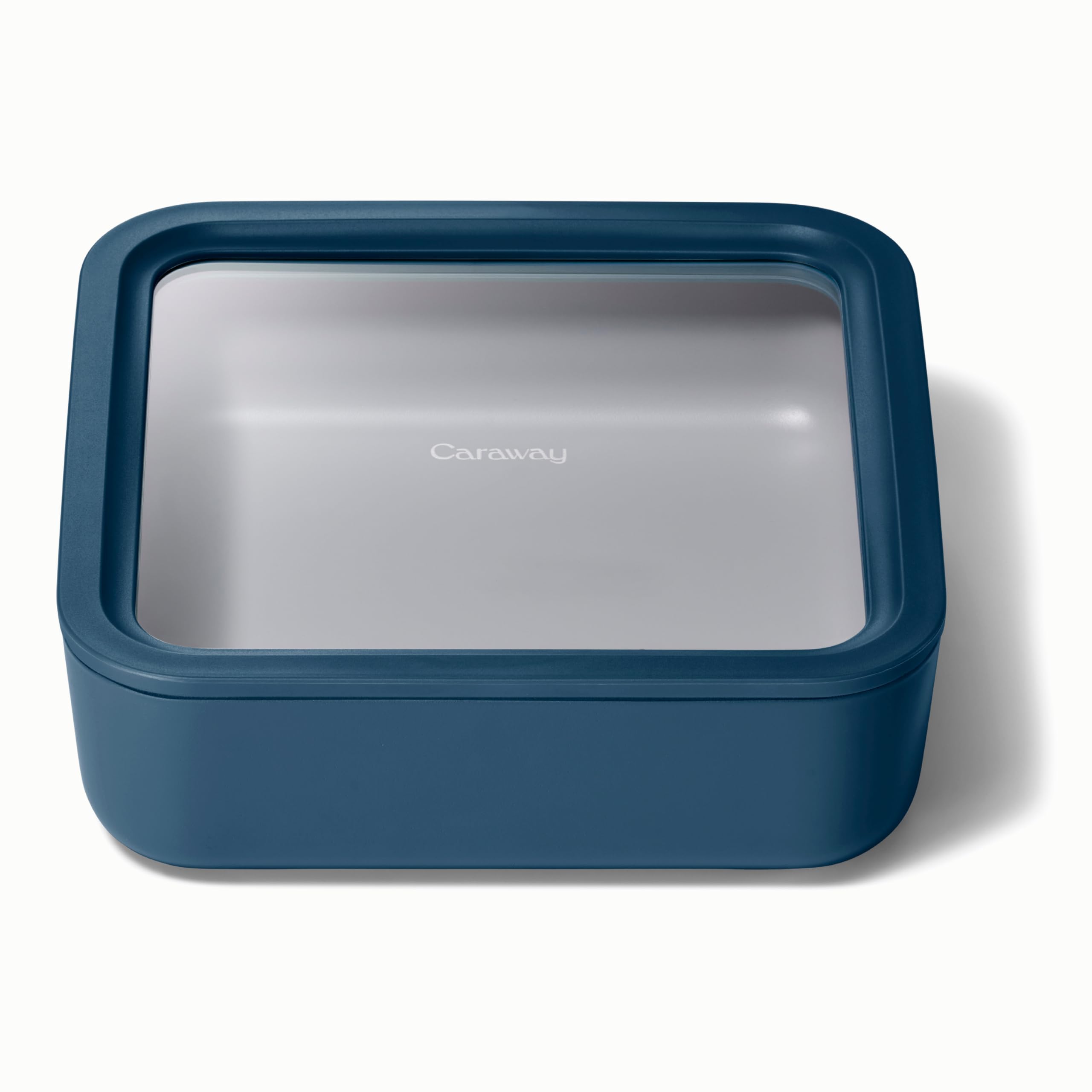 Caraway Glass Food Storage - 10 Cup Glass Container - Ceramic Coated Food Container - Non Stick Lunch