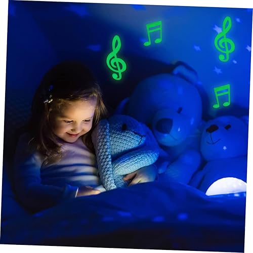 Miniatura 7 de NUOBESTY Paquete de 10 calcomanías de pared con notas musicales para decoración de habitación de niños, extraíble, fácil de despegar, decoración de