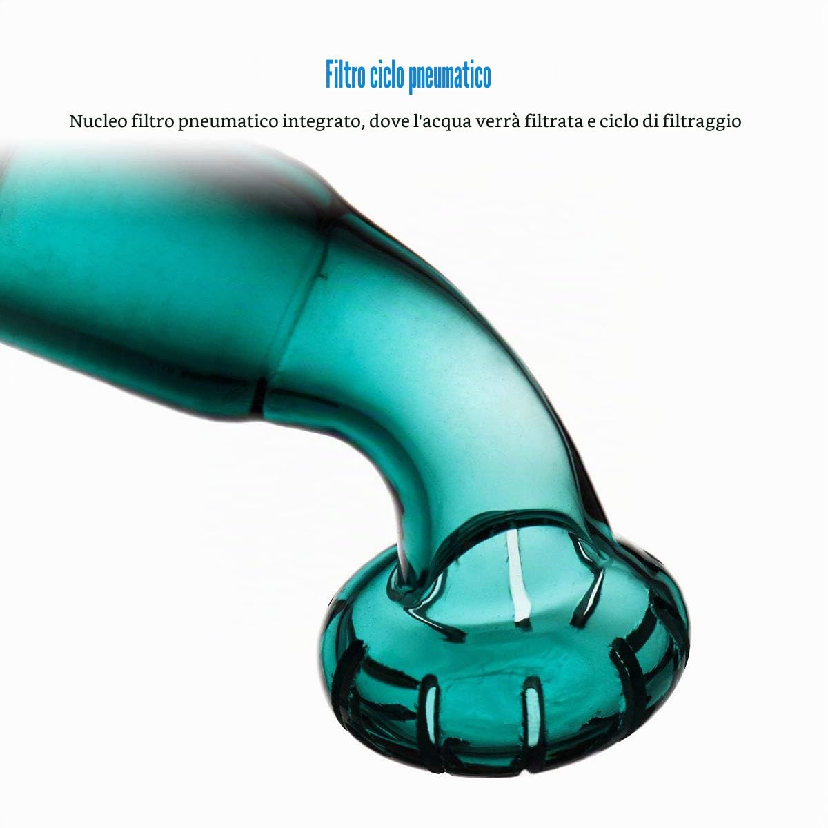 Bong in Vetro Con Percolatore e Honeycomb - Set Con Cappuccio, Tubo, Pipe Ad Acqua, Grande Hookah Con Accessori, Ciotola da 14,4 mm (Bong-A)