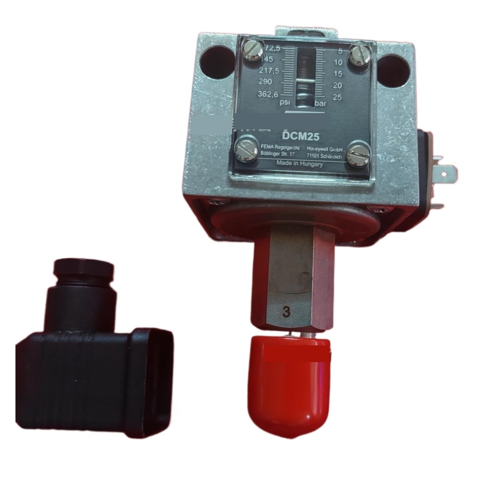 Sensor de presión DCM25 Presostato 4-25bar