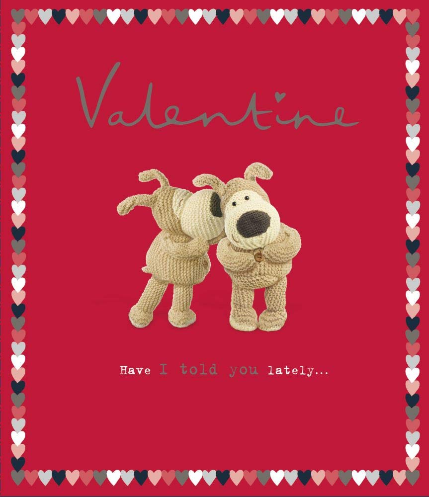 Boofle Valentines Day Card For Him/Her With Envelope - Cute Design