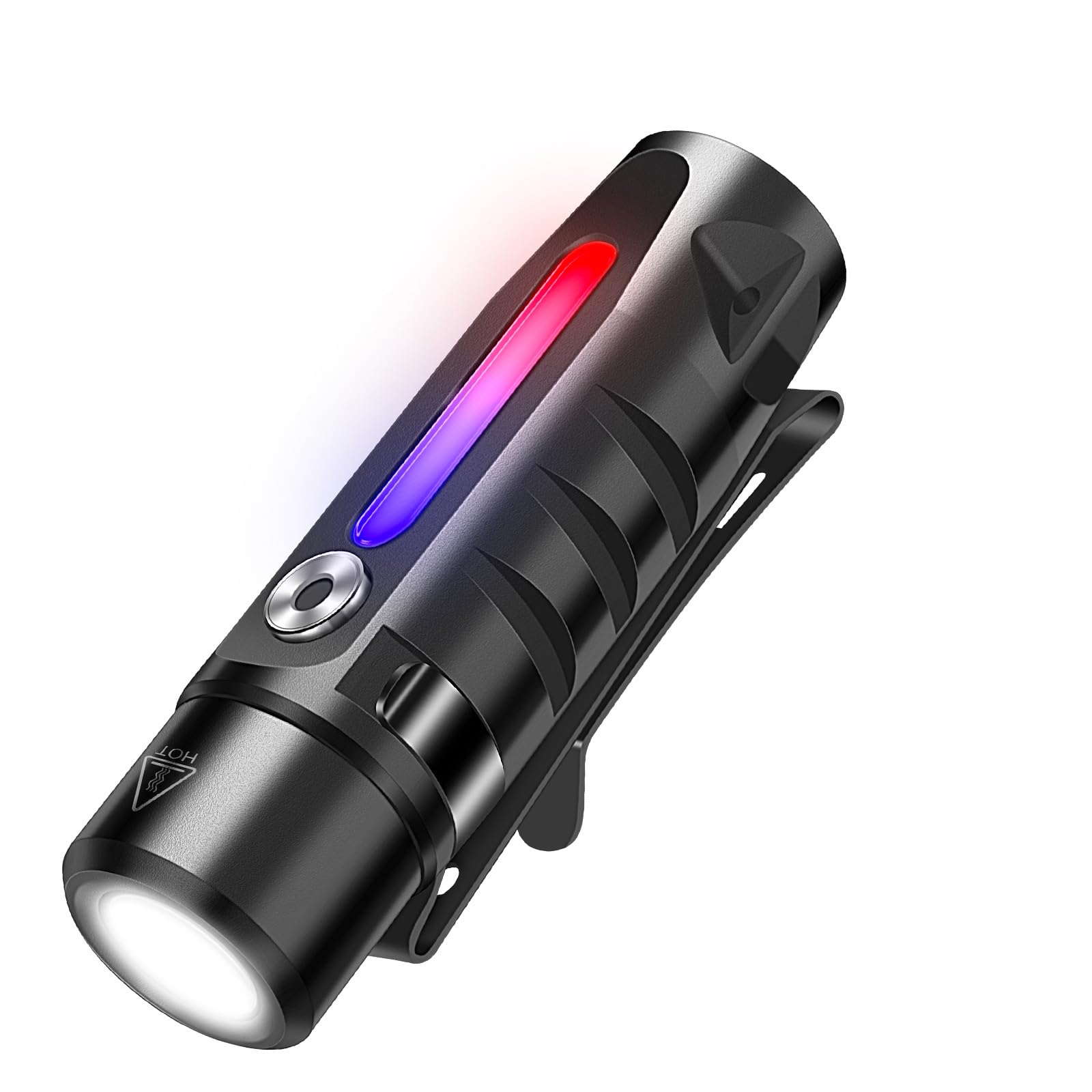 BORUIT RJ28 Mini Flashlight portable clip usage