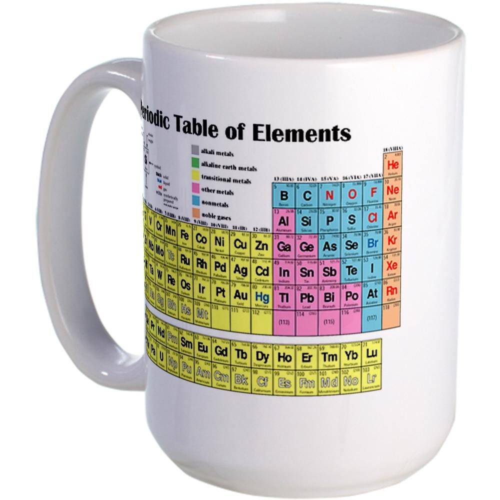 CafePress Periodic Table Of Elements Large Mug 15 oz (444 ml) Ceramic Coffee Mug