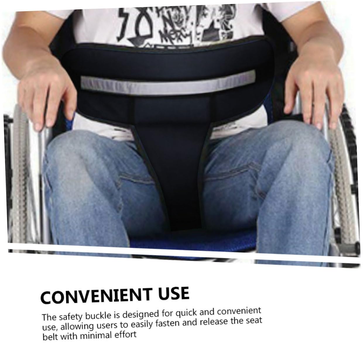 IWOWHERO Wheelchair Suorts for Body Fine Wheelchair Belt Elastic and Breathable Design