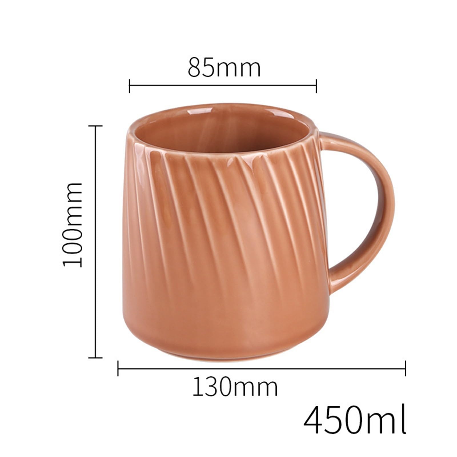 Taza de café Taza de cerámica sencilla for café, estilo retro, for el desayuno en casa Tazas de chocolate(Blue)