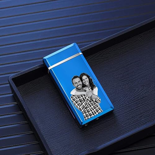 Miniatura 6 de Encendedor de fotos Zippo personalizado con imagen, encendedor de fotos personalizado para hombres, encendedor de puros, encendedor electrónico,