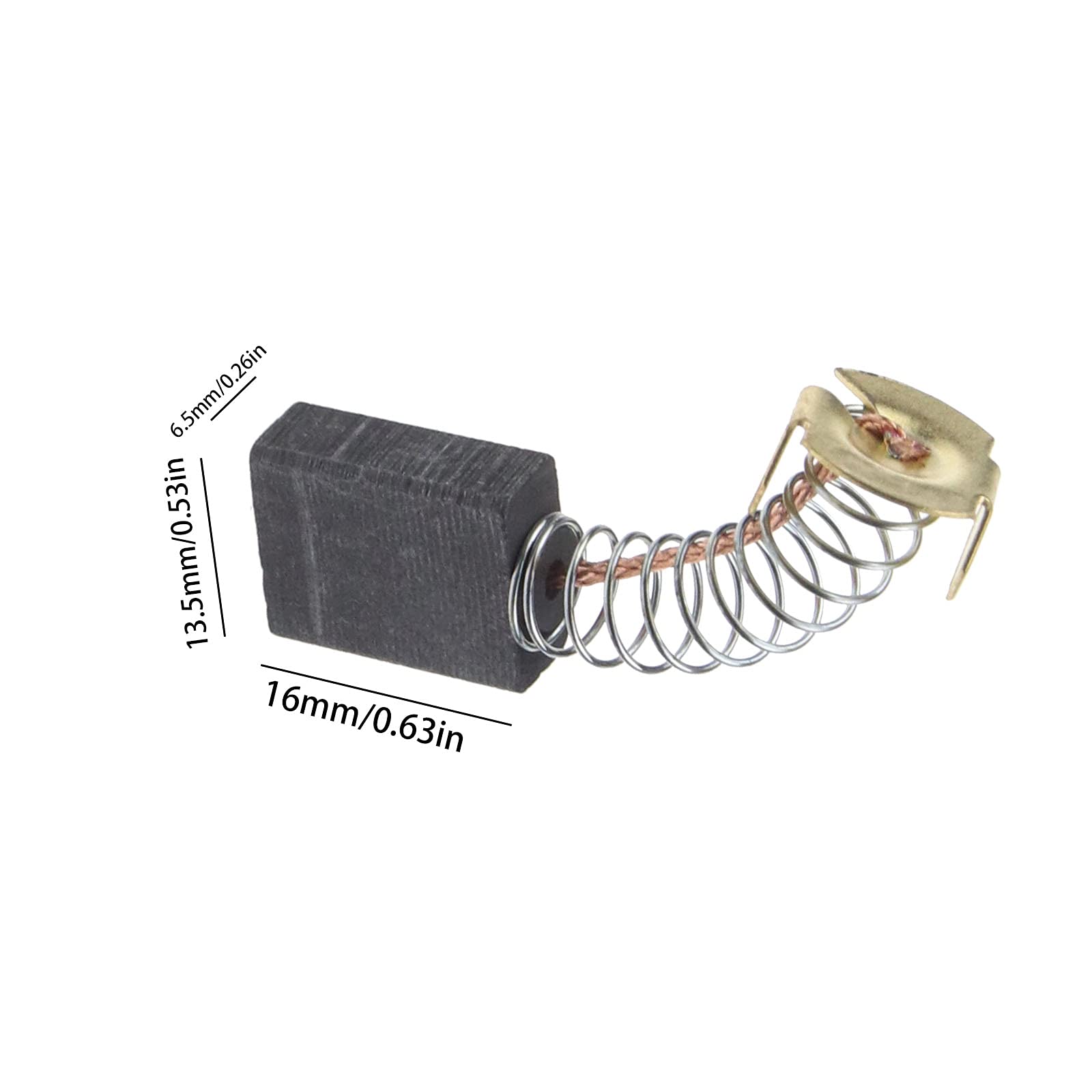 The Lord Of The Tools - 2 Paires Balais Carbone 6.5x13.5x16mm CB500 - Compatibles Makita LS1040, LS1214 Etc. - Pièces Premium