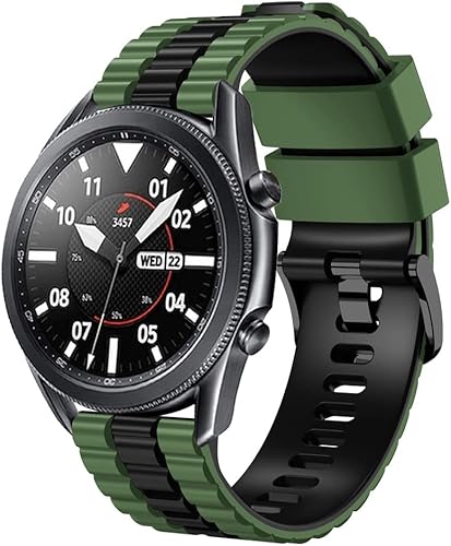 Miniatura 2 de Bandas de 0.866 pulgadas para Garmin Vivoactive 4, banda de silicona suave para Fossil Gen 5 4, Amazfit GTR 3, Huawei Watch 3, Watch GT2, Pebble Time