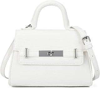 GLITZALL Small Cute Crossbody Purse for Women with Top Handle Designer Mini Tote Bag for Summer