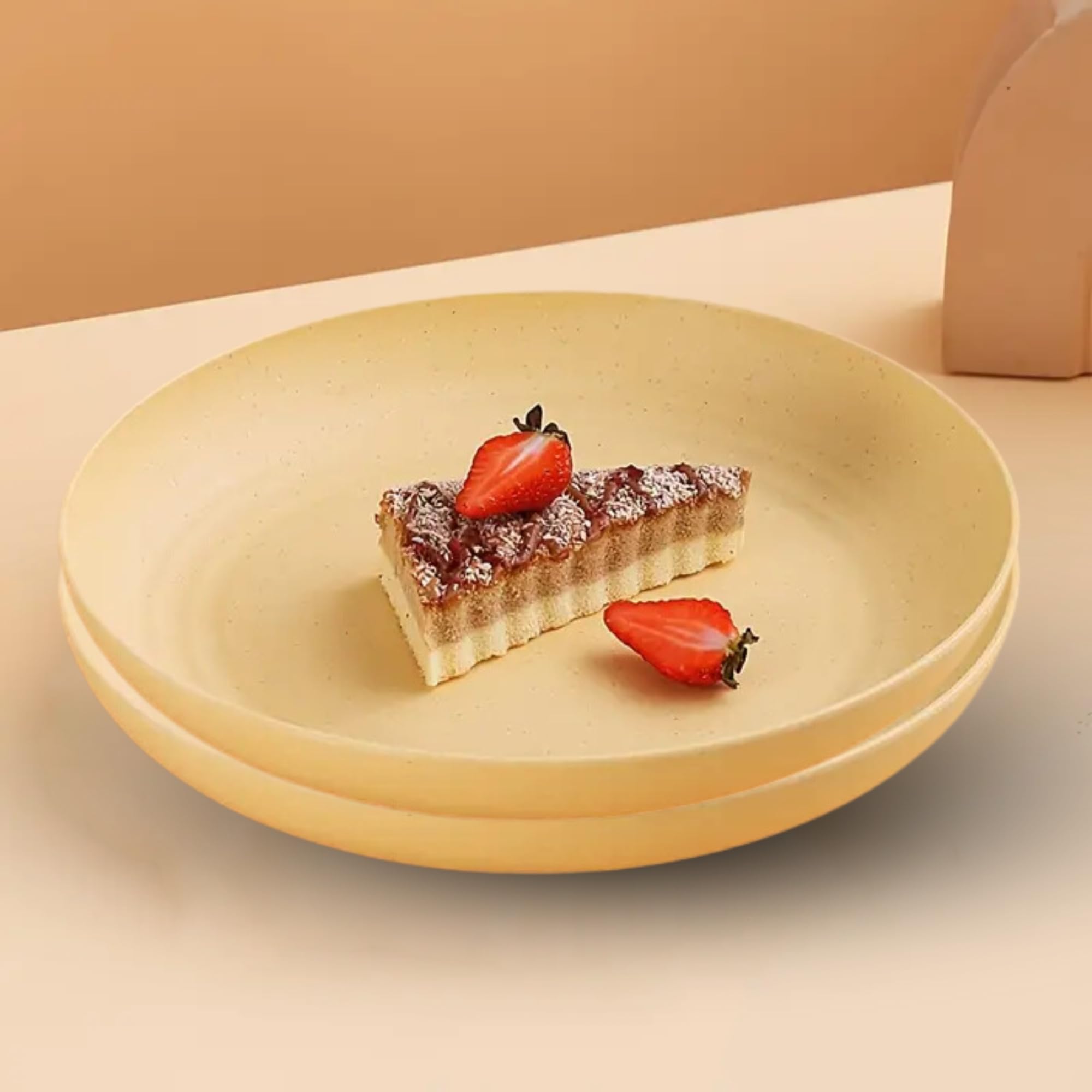 Wheat Straw Dinner Plates - Eco-Friendly & Durable -8