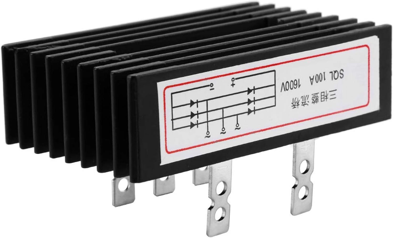 Buy 3 Phase Bridge Rectifier, AC to DC Bridge Rectifier Heat Sink Diode