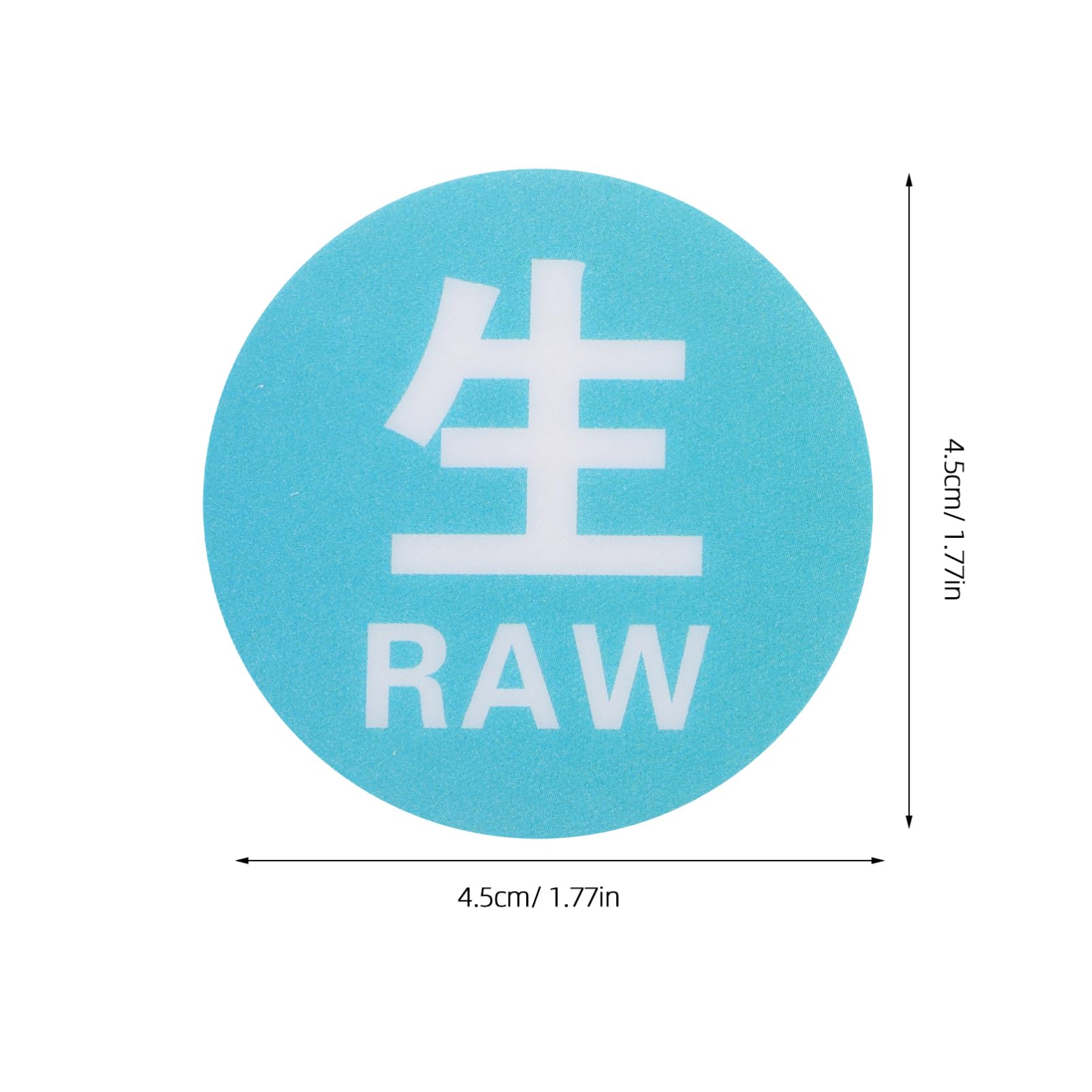 BCOATH Sanitation Stickers 10 Pack Food Labels Kitchen Safety Signs Wash Decals for Fridge Restaurant Home