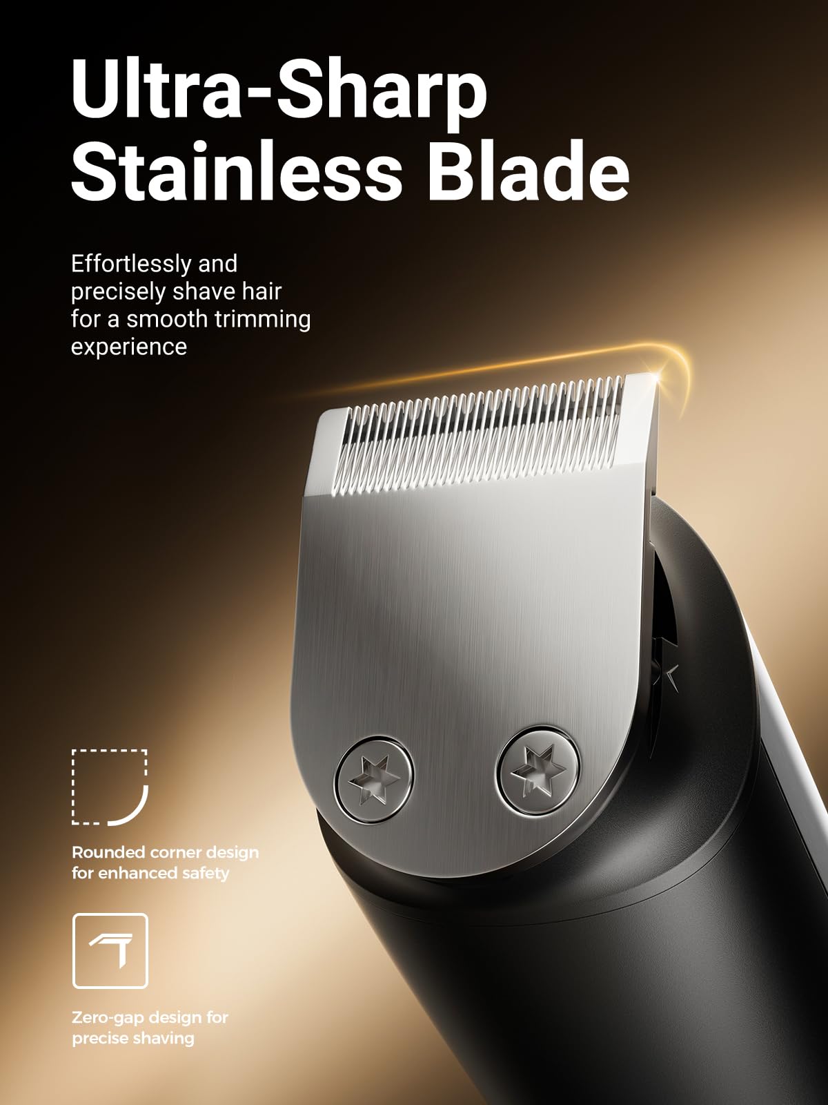 Beard Trimmer for Men, 17-Pc Set Rechargeable Hair Clippers Kit with Safety Lock,Mens Grooming Kit for Hair Beard Body & Nose,Gifts for Men