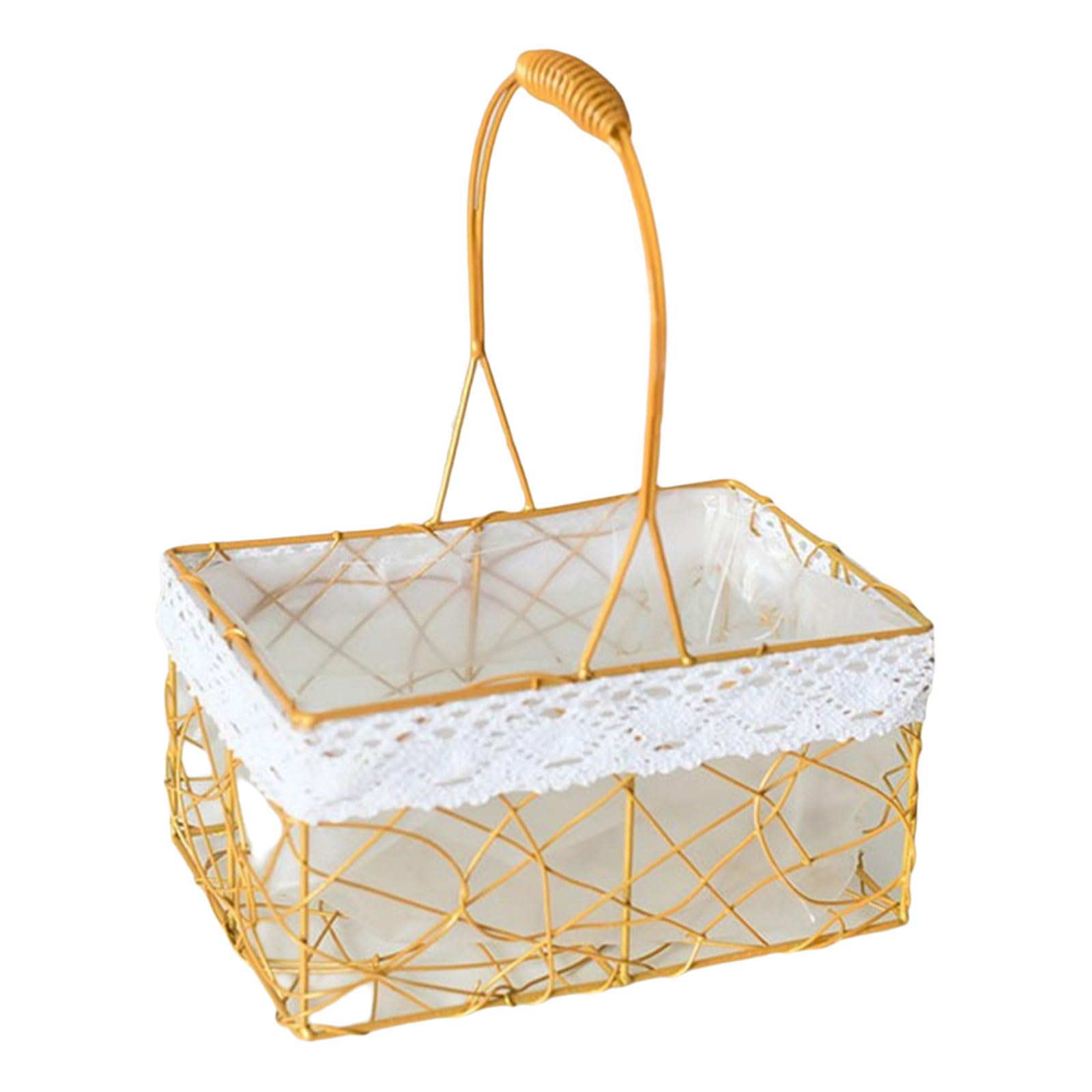 MICFENY Portable Woven Storage Basket Practical Woven Storage Handheld Baskets For Students And Homemakers