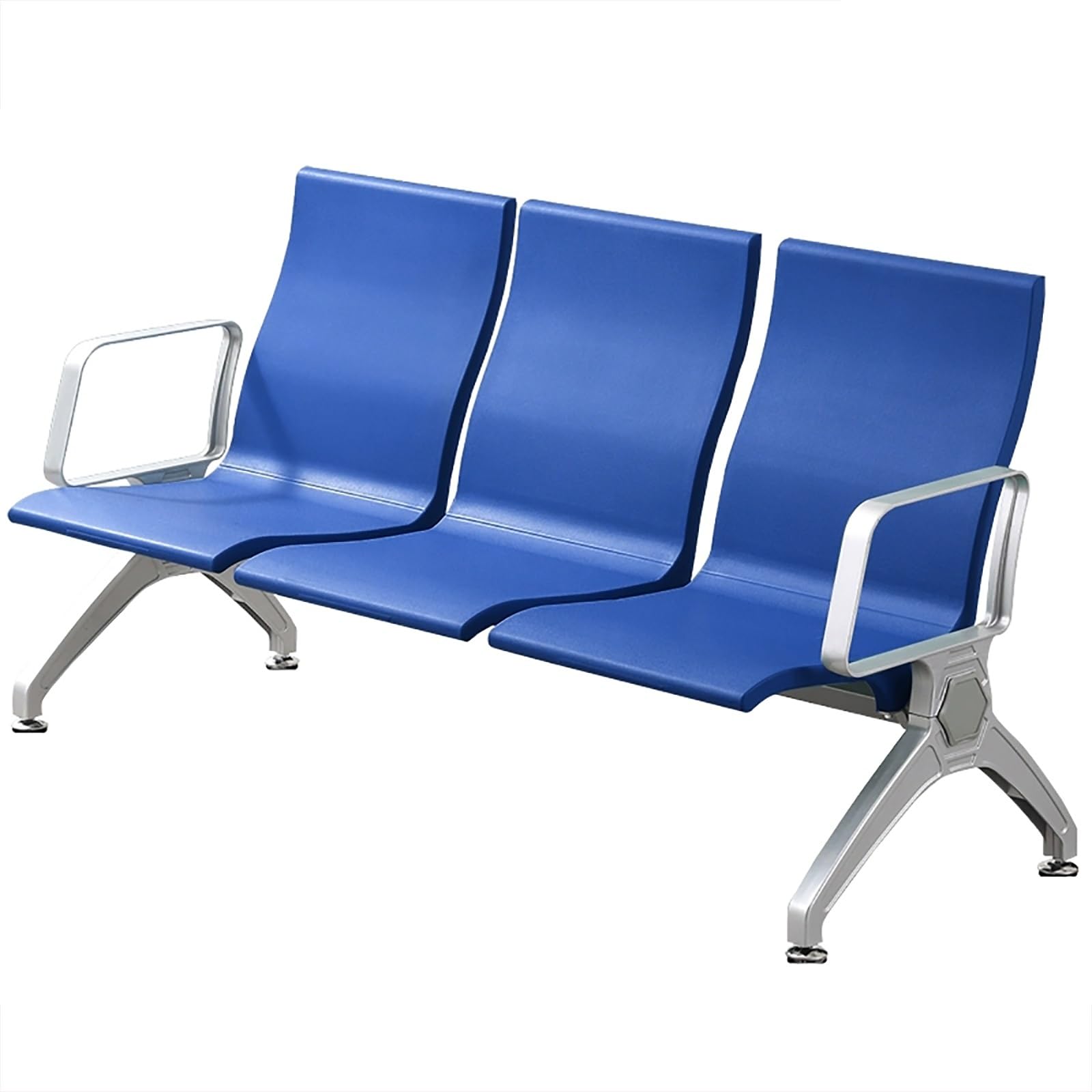 AYCDL Ergonomic Office Chairs with Armrests & High Back - Polyurethane Waiting Room Bench for Airport Bank Reception Area Seating