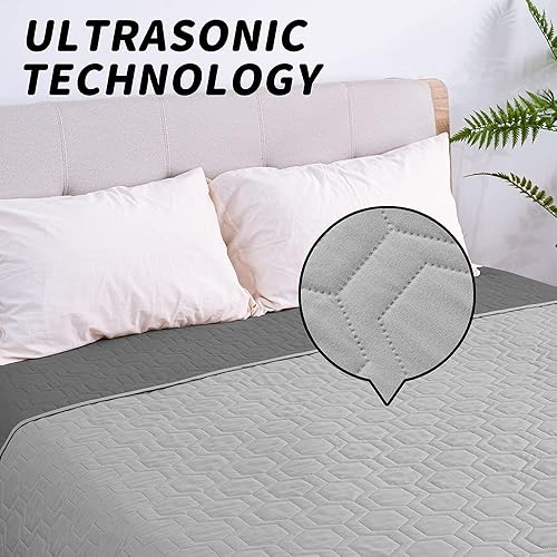 Miniatura 2 de fuguitex Funda reversible impermeable para cama de perro, manta para mascotas, sofá, protector de muebles para niños, perros, gatos