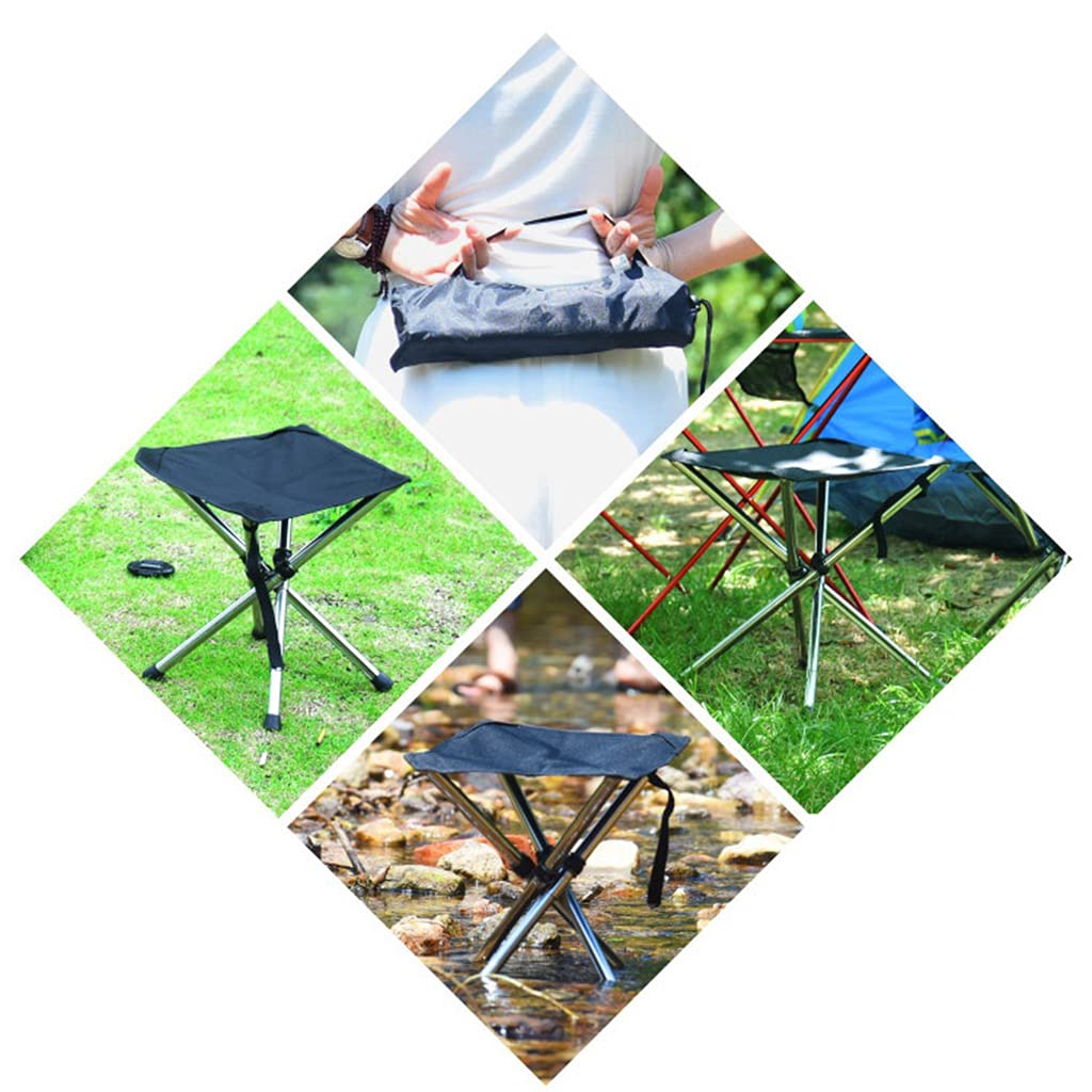 Sedia Pieghevole Da Pesca In Acciaio Inossidabile, Mini Portatile - Foto 5