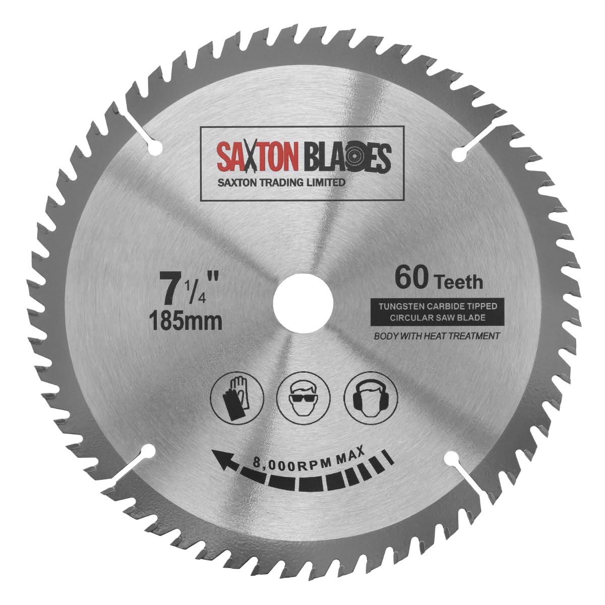 TCT18560T20B TCT Circular Saw Blade 185mm x 60T x 20mm Bore (16mm