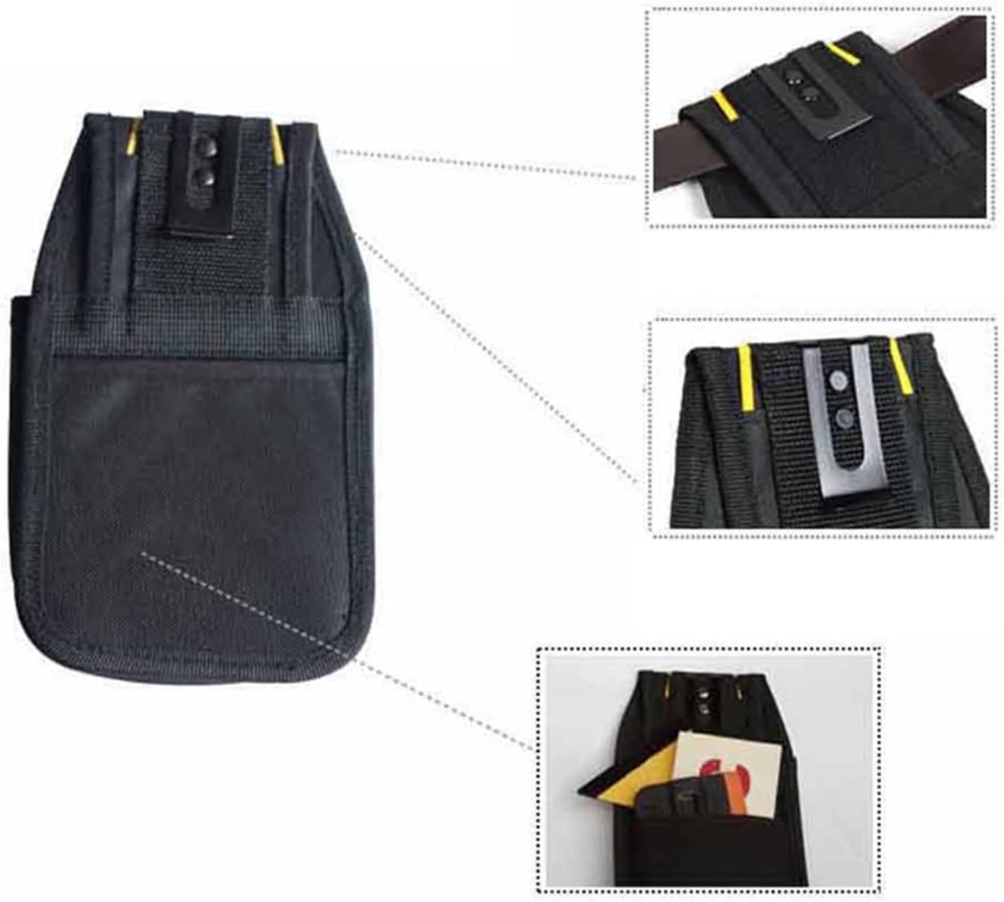INLIMA Tool Belts Vinyl Wrap Car Tools Bag Oxford Cloth Tools Bag For Holding Window Tint Squeegee Scraper Knife Wrapping Film Bags (Color : No Waist belt)