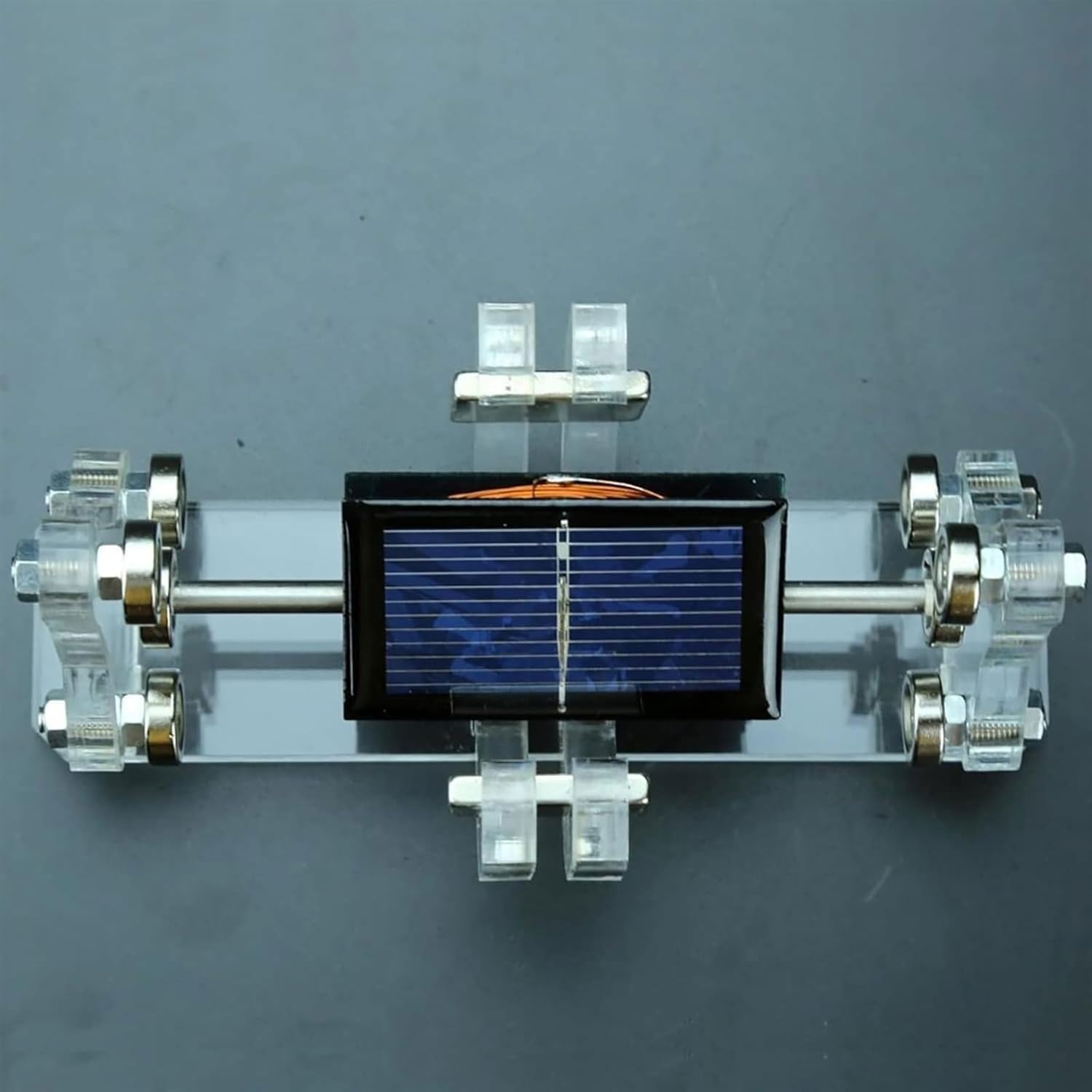 Modello di Motore Solare a levitazione Magnetica Fai-da-Te, Acrilico Alimentato a Luce