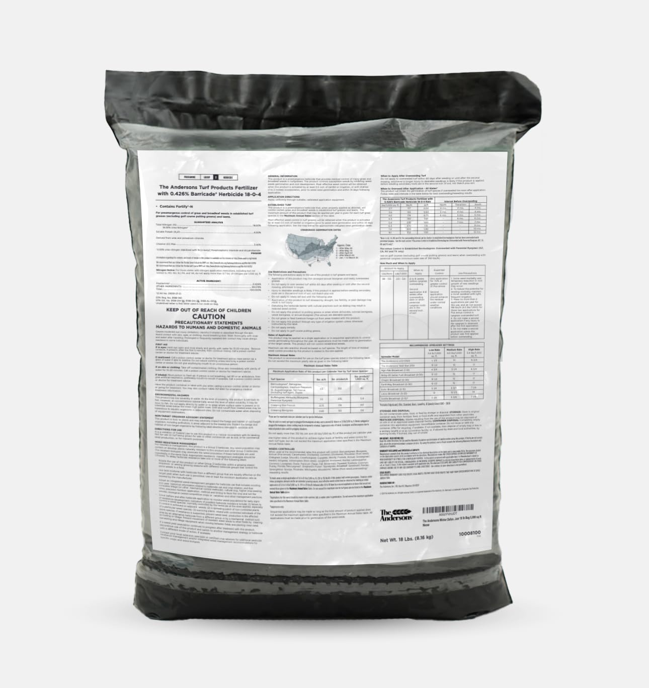 Amazon.com : The Andersons 18-0-4 Barricade Fertilizer with Pre
