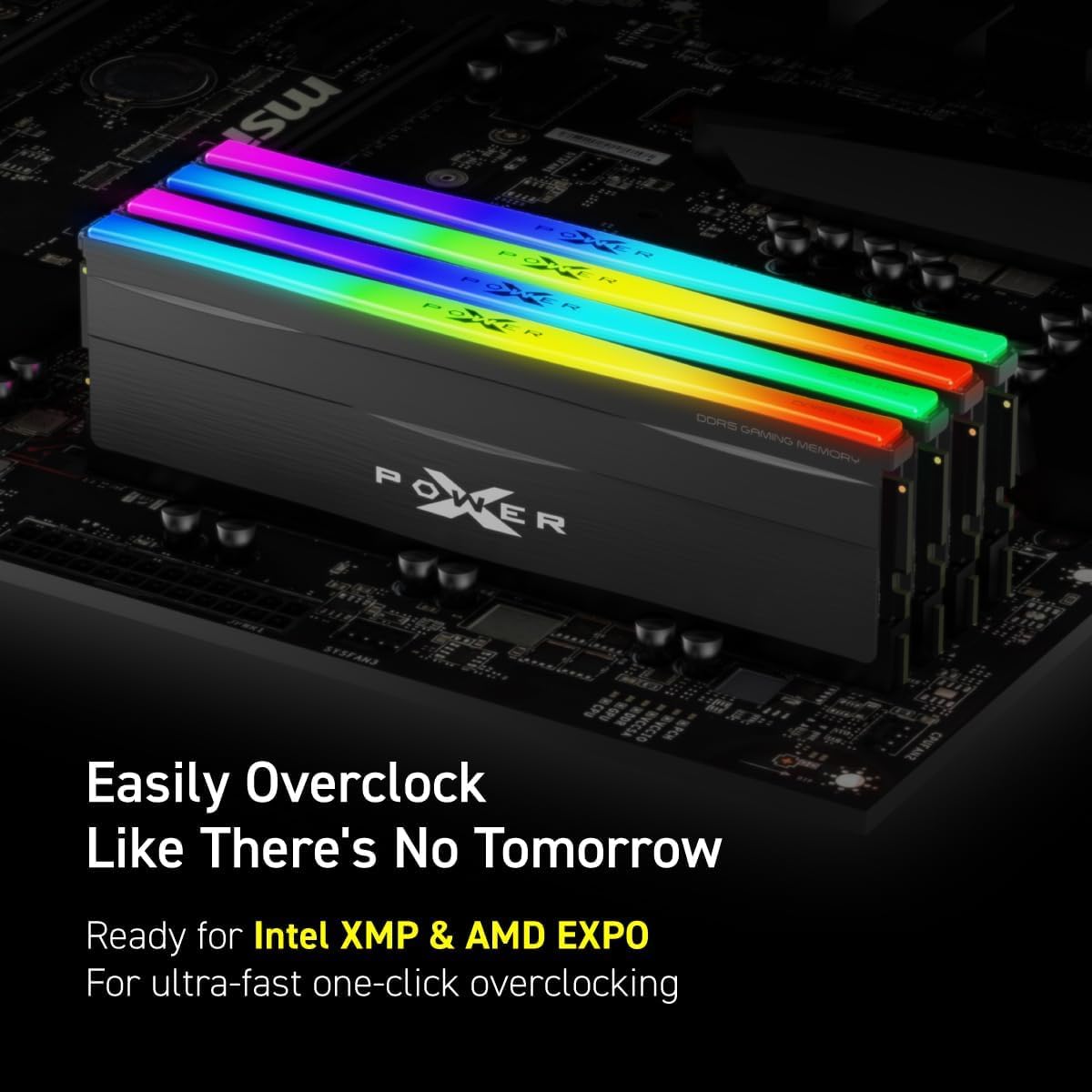 Silicon Power DDR5-4800 16GB×2 32GB Silicon Power DDR5 32GB Kit (2 x 16GB) 5600MHz (PC5-44800) CL46