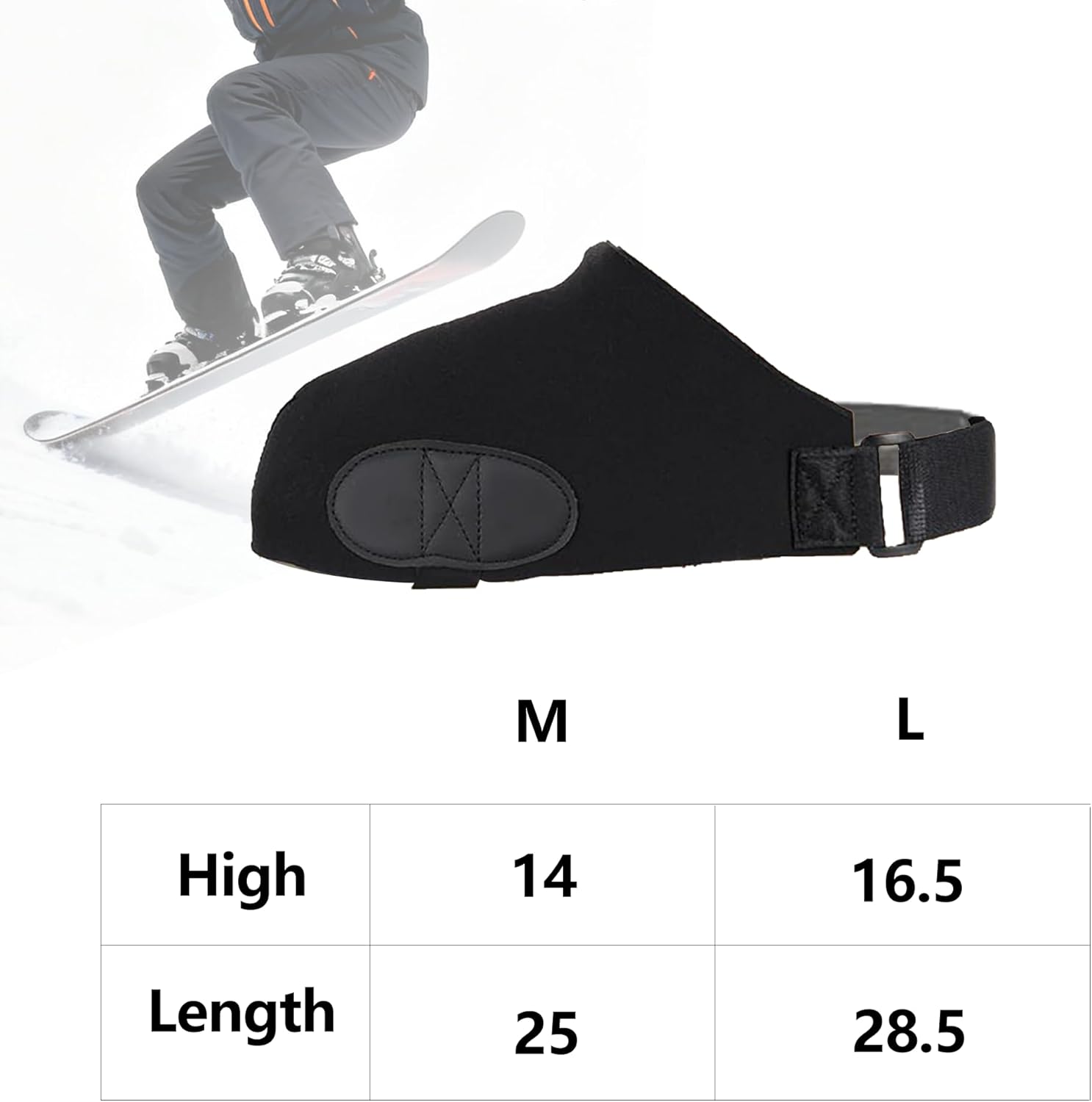 2 Pairs Ski Boot Covers, Winter Ski Boots Covers for Warmth, Ski Shoe Covers for Snow, Keep Your Feet Dry and Warm for Skiers, Winter Sport Accessory, Ski Present, Skiing Accessories - Image 2