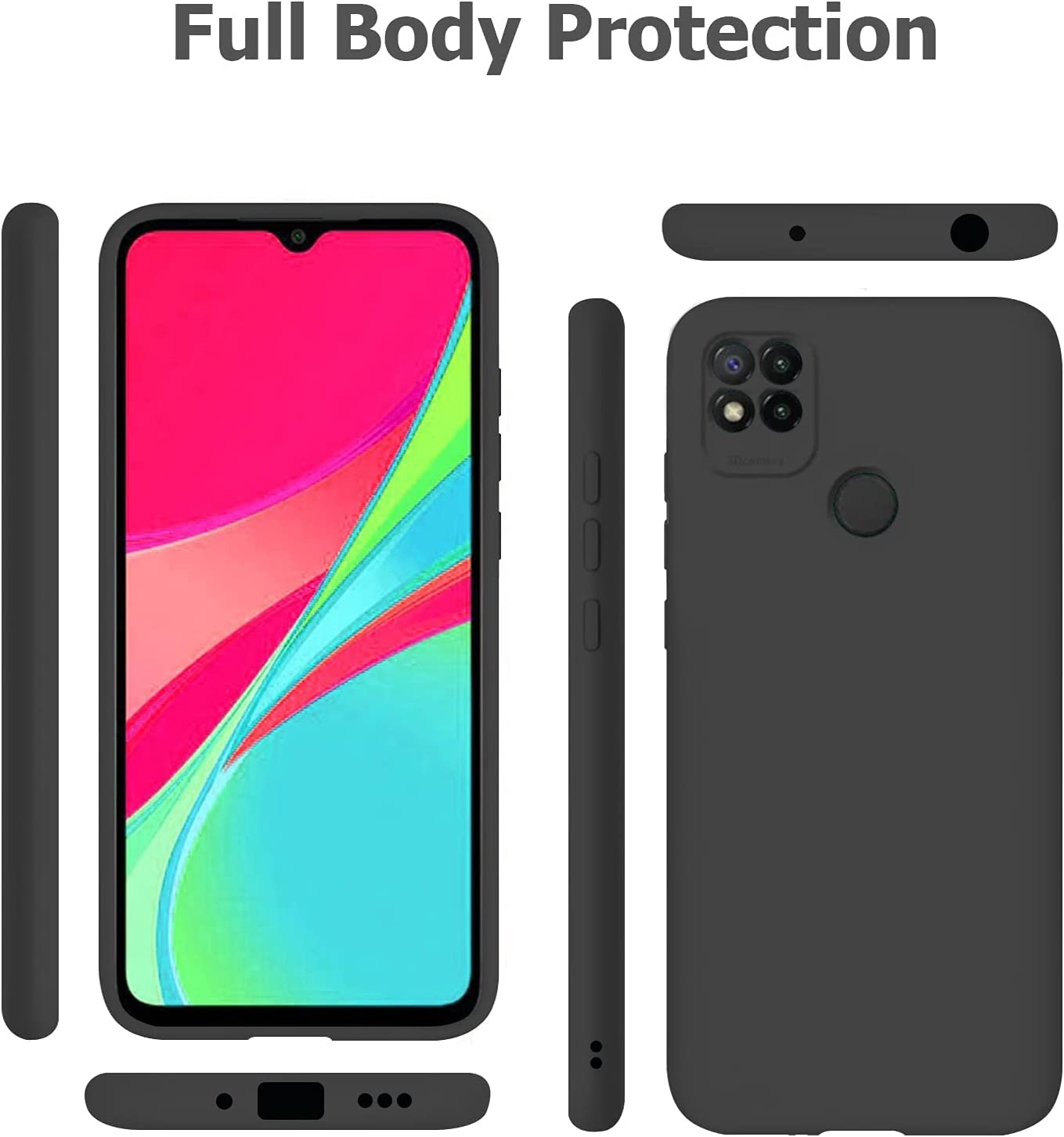 Mikikit Custodia In Silicone TPU Per Xiaomi 9T (e Note 9) – Ultra Sottile, Morbida, Antiscivolo, Protezione Completa, Design Minimalista - 2
