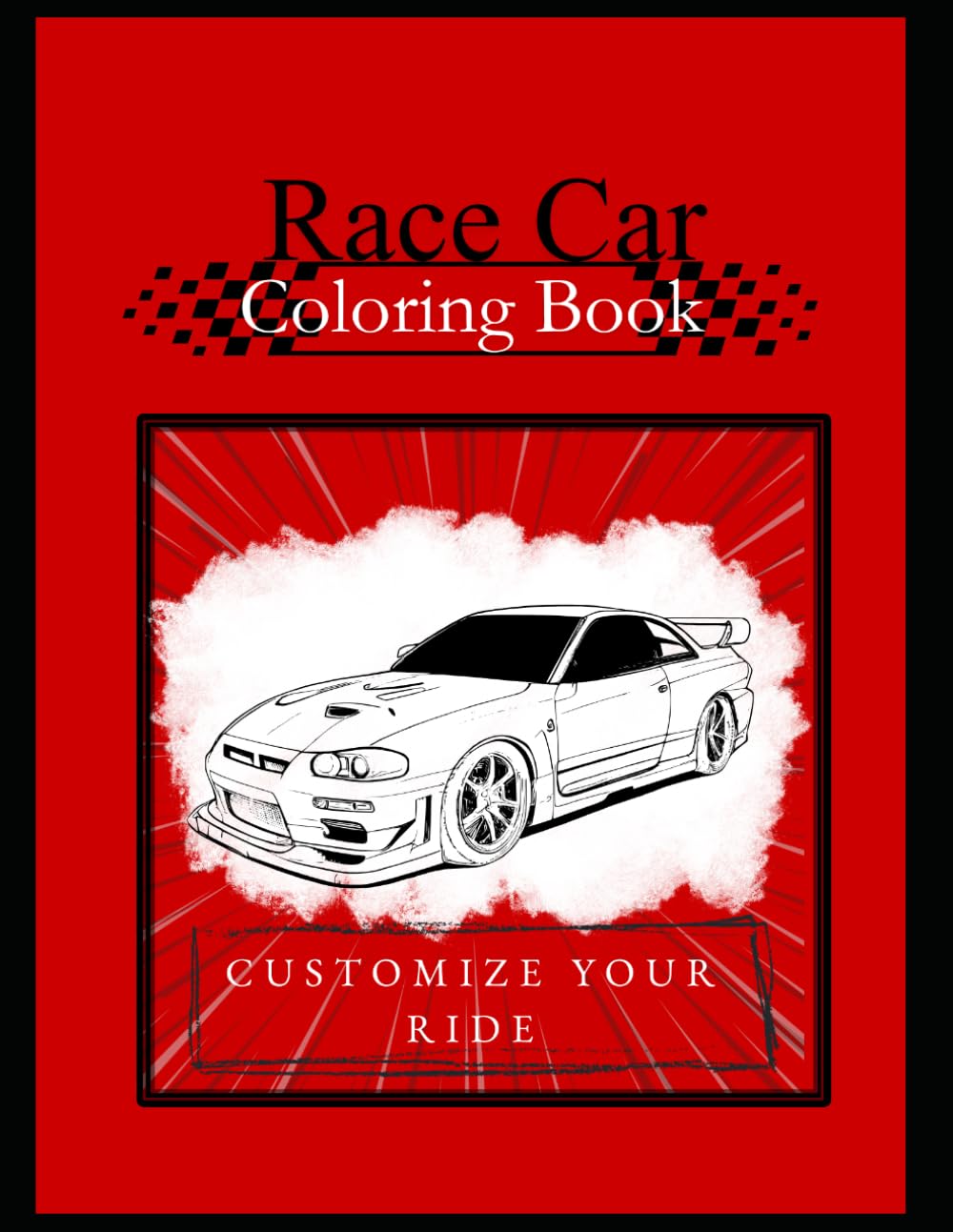 Race Car Coloring Book