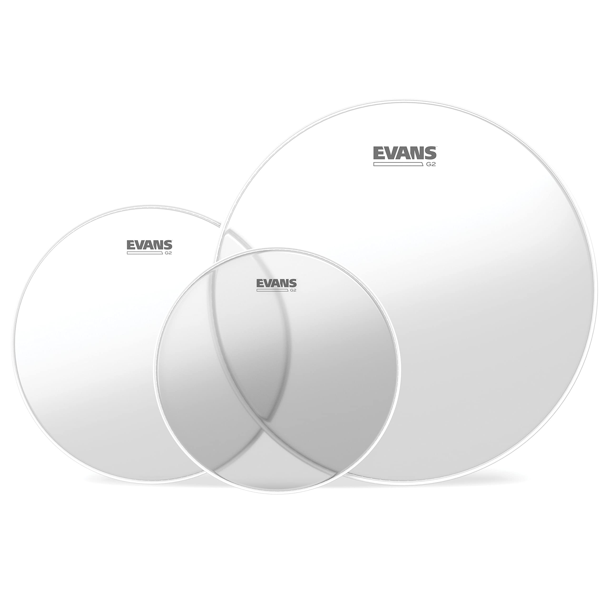 Evans ETP-G2CLR-R Tom Pack Drumhead, Clear