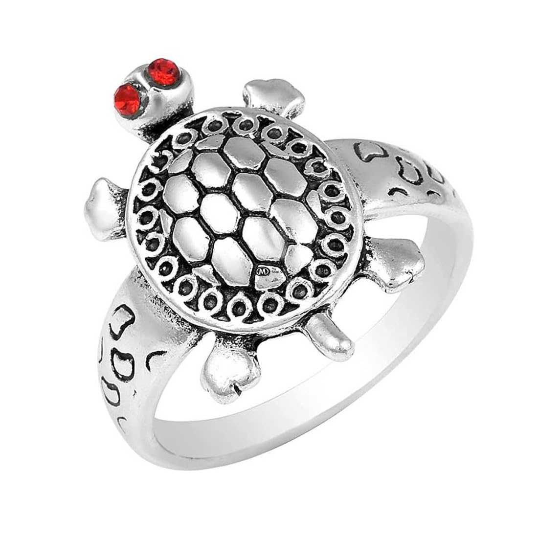 m men style Decent Design Tortoise Turtle Charm Silver Metal Ring For Boys And Mens-picture-11