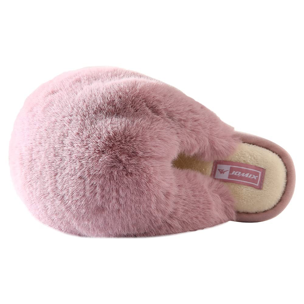 JOMIX Ciabatte Pelose Donna Invernali Pelliccia Sintetica Pantofole Calde