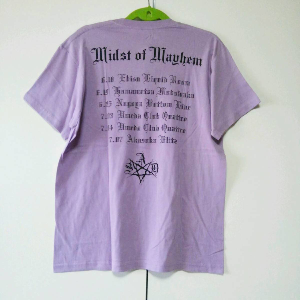 Midst of Mayhem 黒夢 清春 トライデント BIGTシャツ Midst of Mayhem 黒夢 清春 トライデント BIGTシャツ Amazon.co