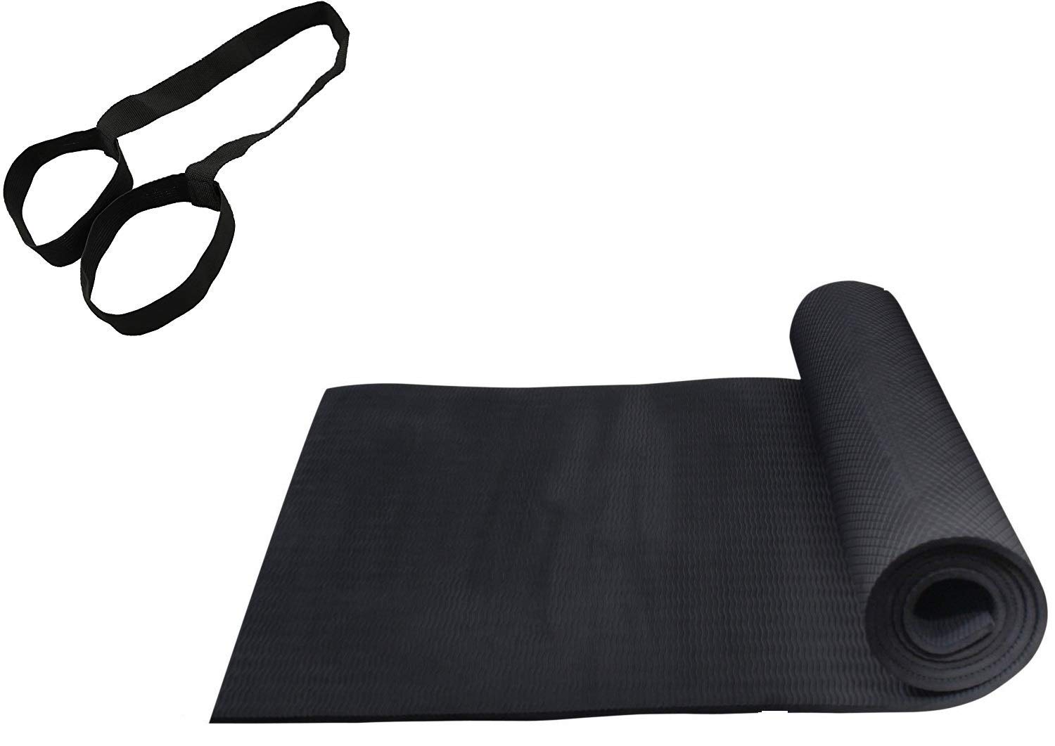 fitalogy® Yoga Mat Anti Skid Yogamat for Gym Workout and Flooring Exercise - Long Size Yoga Mate for Men Women with Carrying Strap (6mm) (B08HDNM44Y) Amazon Price History, Amazon Price Tracker