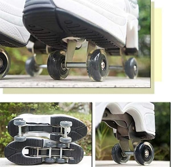 Girls' Roller Skate Shoes Quad Skate Shoes with 4 Wheels, Children's Roller Skates for Boys and Girls - 5