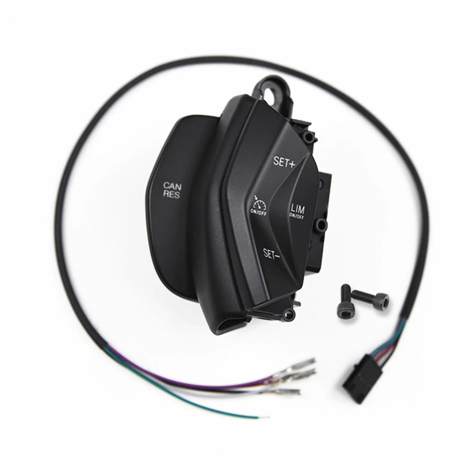 Interruptor de Control de Crucero en el Volante del Coche con botón LIM, Compatible con Ford Focus Kuga 2012-2015. Volante Interruptor