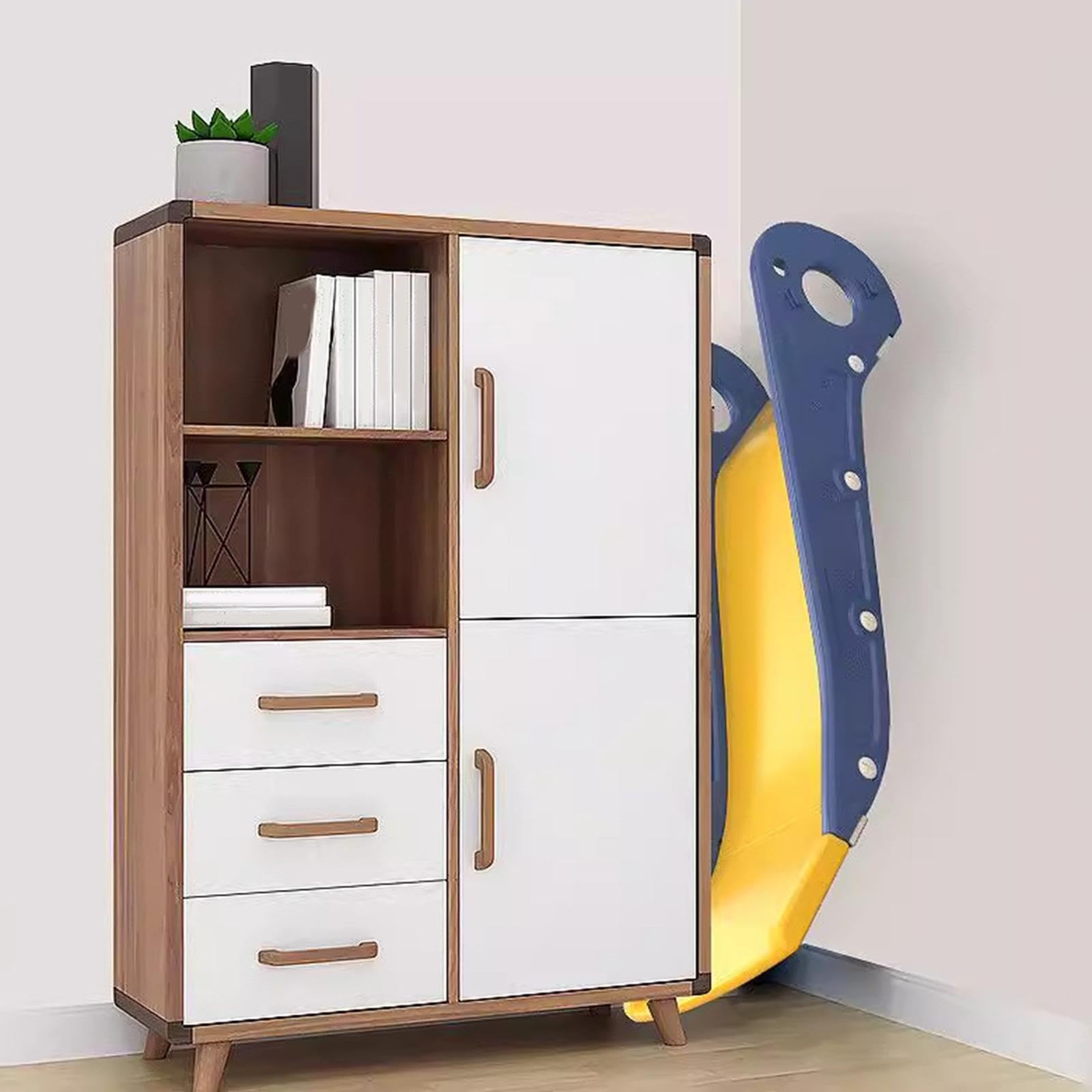 Indoor Couch Rutsche für Kinder fördert die Koordination. Die Rutsche ist aus sicheren Materialien gefertigt. Stabile Indoor Couch für Kleinkinder, Blau