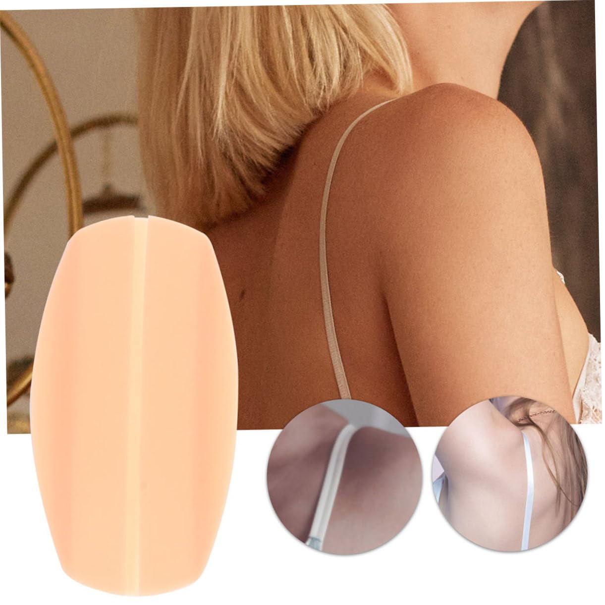 Healeved Hombreras Hombro Invisible Sostén Apoyo Almohadillas De Correa De Sujetador De Silicona Hombrera Reutilizable Almohadillas Para Sujetador Gel De Sílice