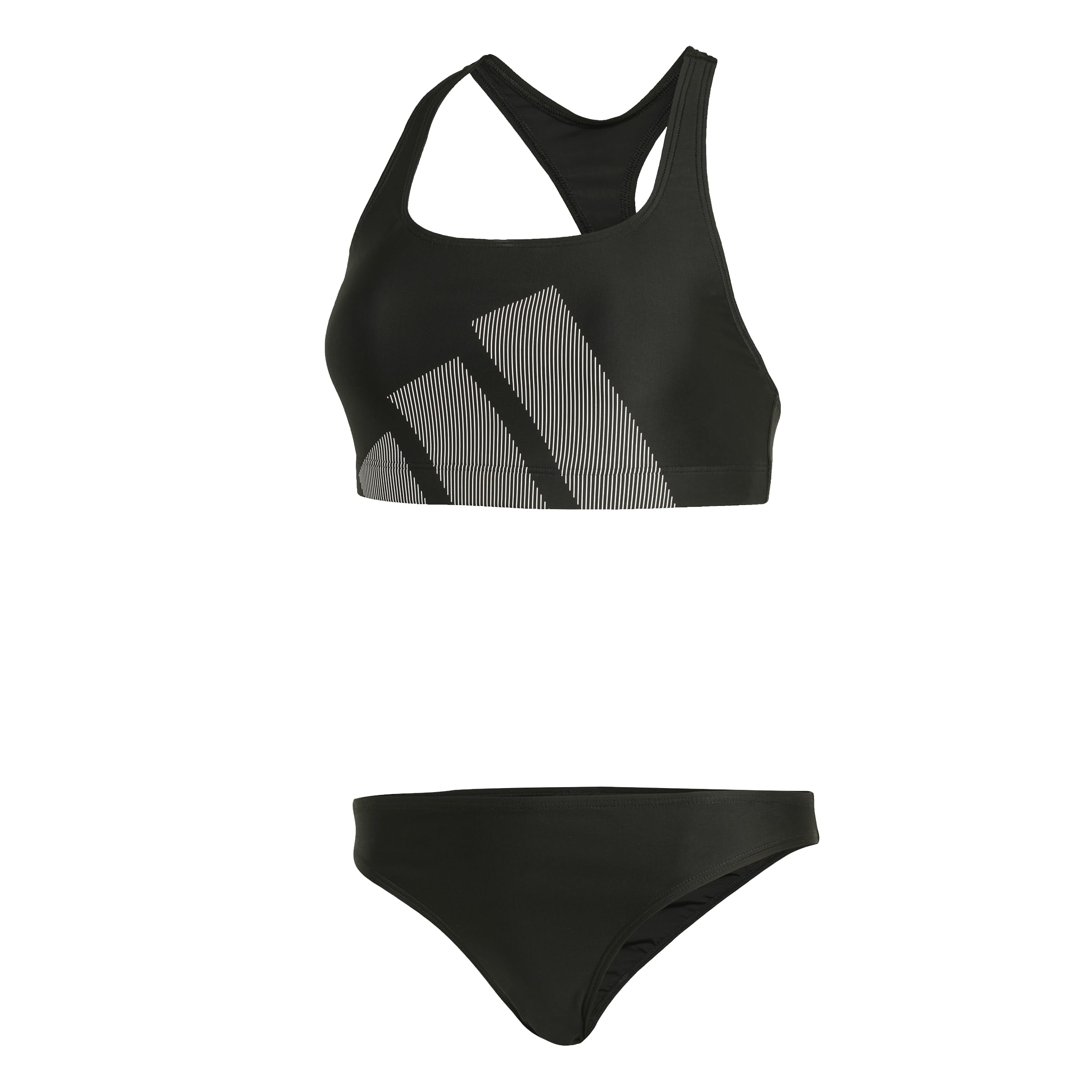 Adidas Big Bars C-Back Bikini Set - Black