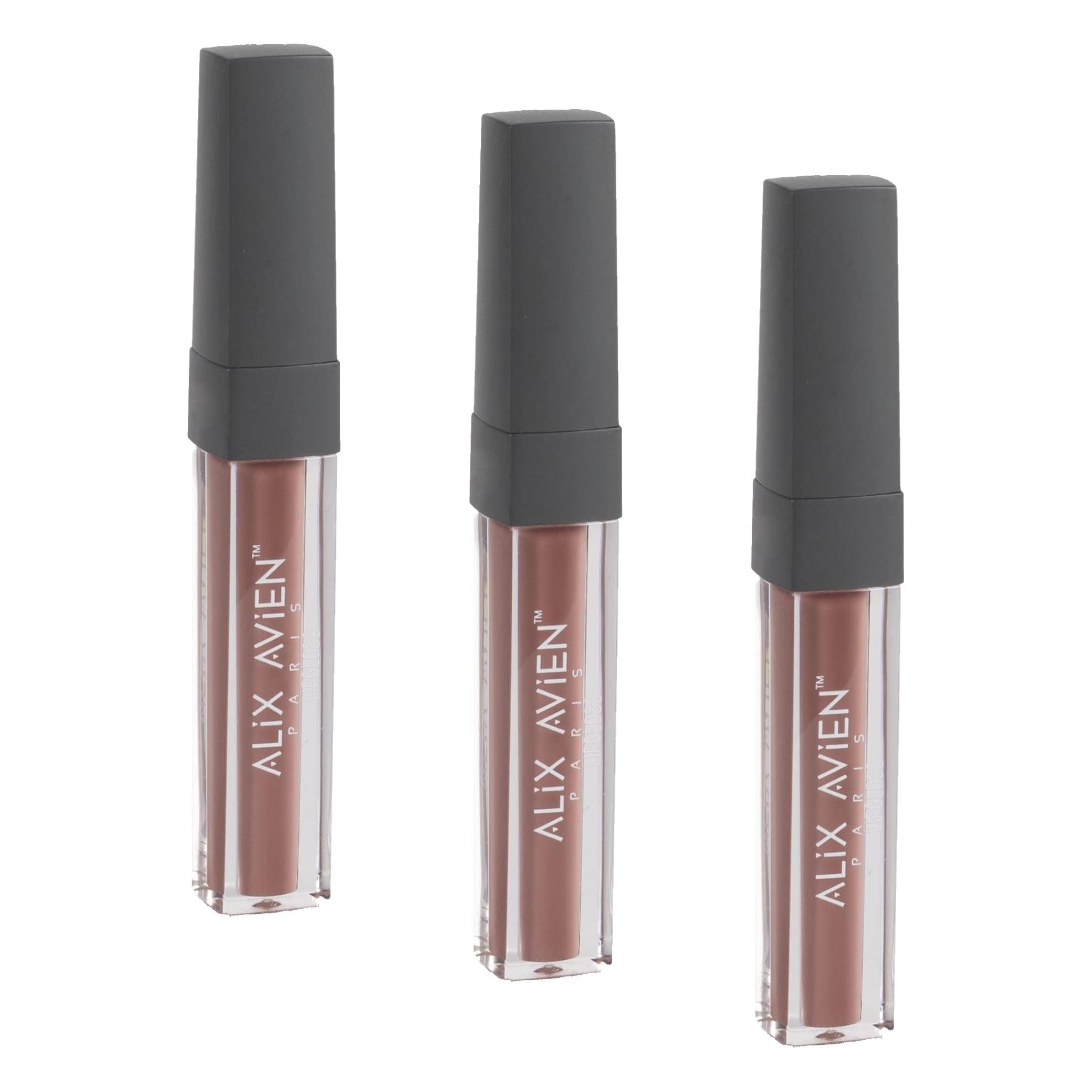 ALIX AVIEN Uzun Süre Kalıcı Yapışkan His Bırakmayan Nemlendirici Dudak Parlatıcısı - Lipgloss 03 Tawny Rose (3 paketi)