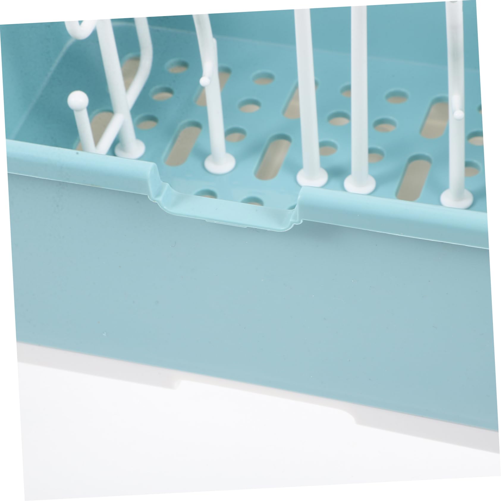 ORFOFE Große Trockenbox für Babyflaschen mit Abtropffunktion aus Pp, Grün | 1 Stück, Praktisch für Stillzubehör, zum Aufrechtstellen und Ordnen im Babybad