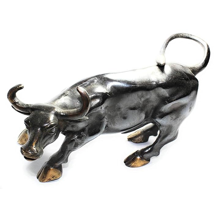 Buy Brass Bull Black Large Size/Brass Charging Bull Beautiful Brass Charging Bull Black Wall