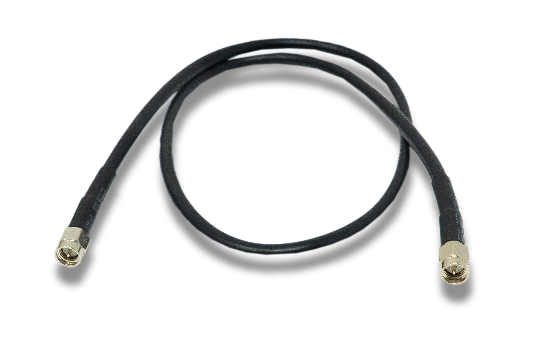 SYSTEM-S Kabel koncentryczny 60 cm RG58 wtyczka do wtyczki RG58C/U SMA