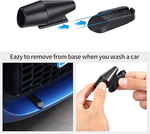 Miniatura 10 de Frienda 10 silbatos de ciervo Save a Deer Whistles evita colisiones, silbatos de ciervo para dispositivos de advertencia de ciervos de automóvil,