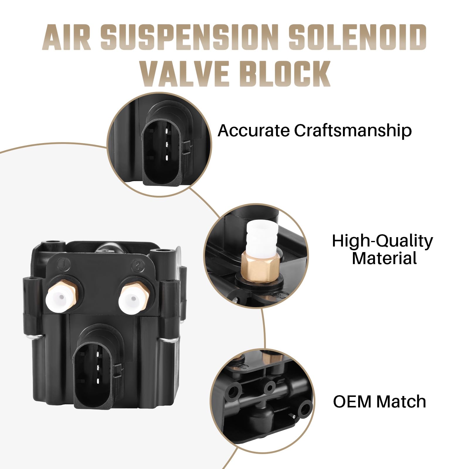 Luftfederkompressor Ventilblock passend für 7er F01 F02 F04 5 Touring F11 5 GT F07, Teilenummer 4722555610 37206789450
