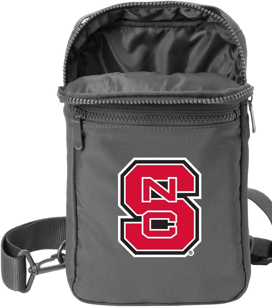 Broad Bay NC State Crossbody Bag - Versatile Travel, Sports, or Gameday Waist Pack for Wolfpack Fans and Alumni, Men or Women