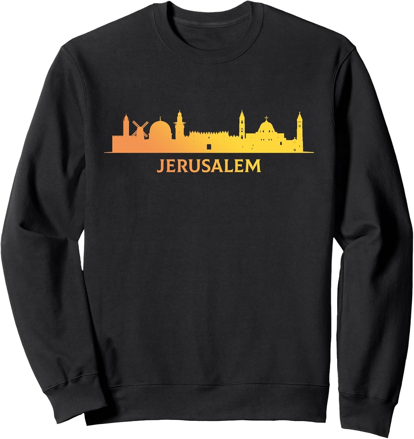 jerusalem skyline, israel jerusalem Sweatshirt
