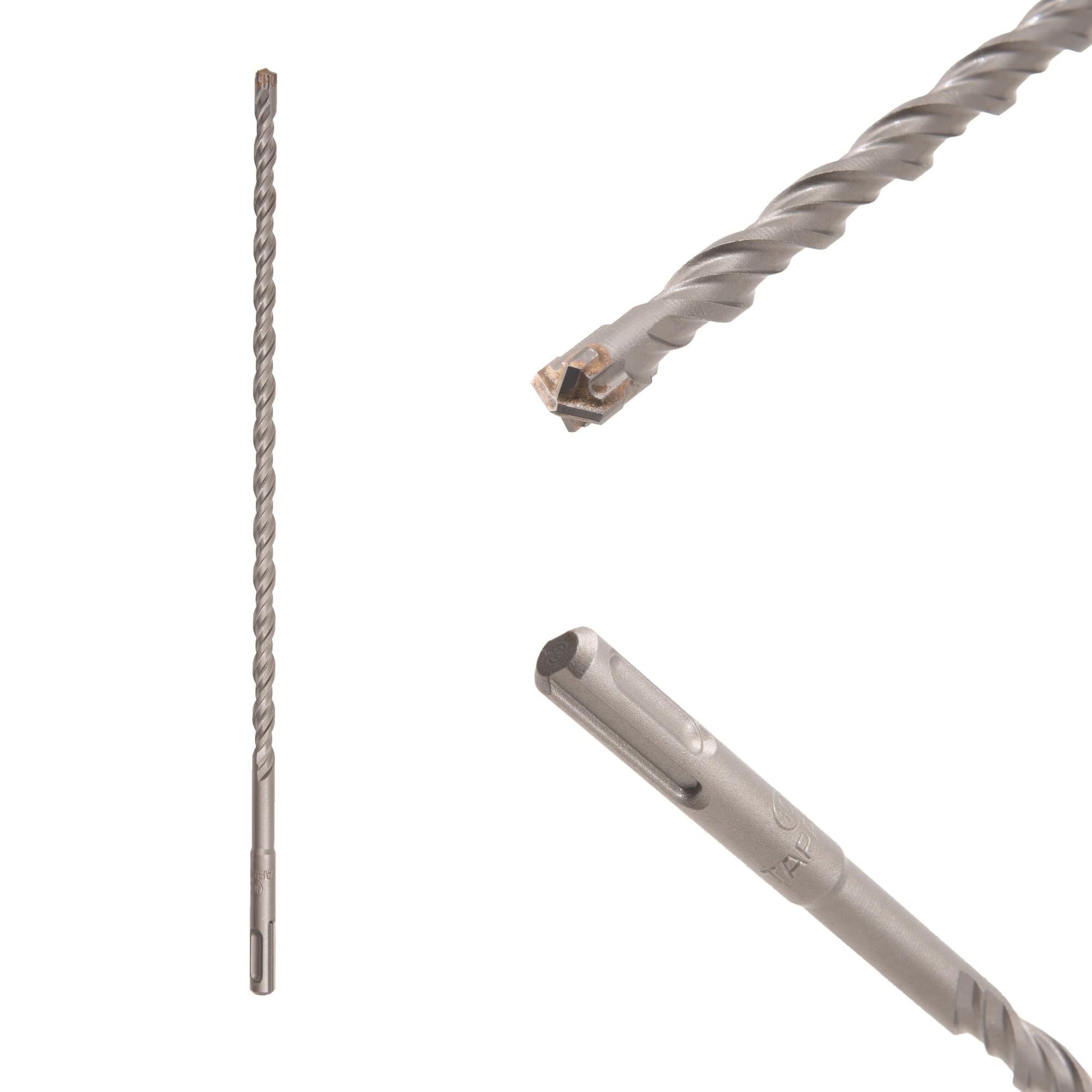 TAPARIA 10mm Cross Point Tip SDS Plus Hammer Drill Bit for Concrete/Masonry Drilling (HDC 10350, 10x290x350 mm)-Home, DIY, Professional, Construction, Brick, Wall-Drilling-image-23