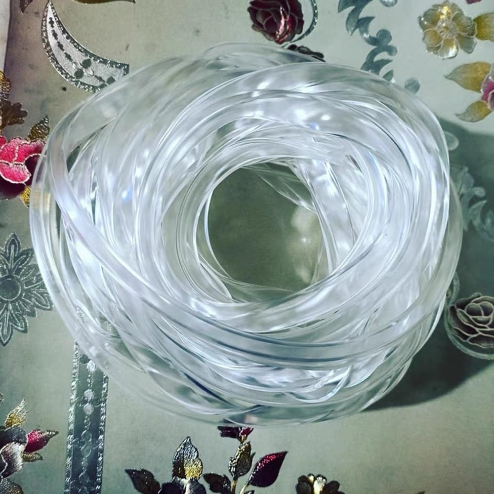 Glaskantenschutz Kantenschutz 2m 5m 10m Transparente Gummi Kantenstreifen Silikon Eckenschutz 0,5-26mm Kantenschutzstreifen Für Schrank Schutz(10mx24-26mm)